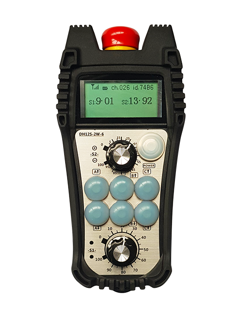 滚轮架工业遥控器 dh12s-2w-6k
